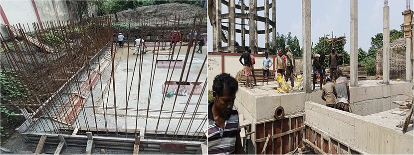 Semi Underground Reservoir at New DRM Building (Eastern Railway, Howrah)
